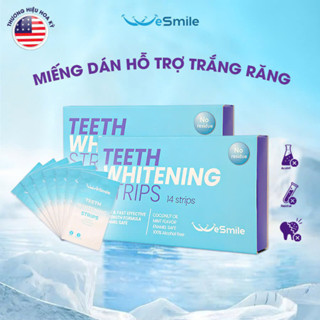 Miếng dán trắng răng cao cấp Wesmile thành phần an toàn tự nhiên, không gây ê buốt, không bào mòn men răng