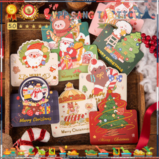  Thiệp Mừng Giáng Sinh Noel – Lời Chúc Vui Vẻ An Lành Hạnh Phúc  13.6x9.8cm  | Không Kèm Phong Bì  | VPP Sáng Tạo TTC 