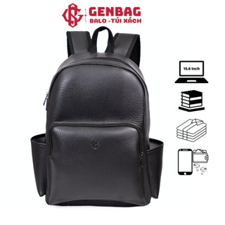  Balo da nam nữ GENBAG balo basic chống thấm nước đi học đi chơi vừa laptop 15,6 inch BL30 