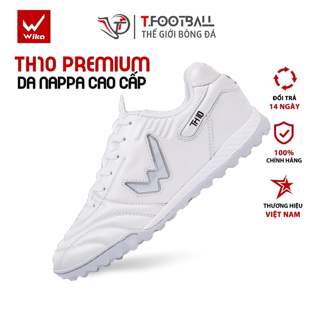 Giày Đá Bóng WIKA TH10 Premium x Tuấn Hải Da Nappa Tự Nhiên Cao Cấp