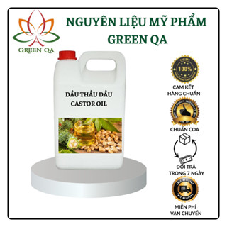 500ml -1000ml Dầu Thầu Dầu (Caster Oil) - Kích thích mọc tóc, dưỡng mi, da - nguyên liệu mỹ phẩm