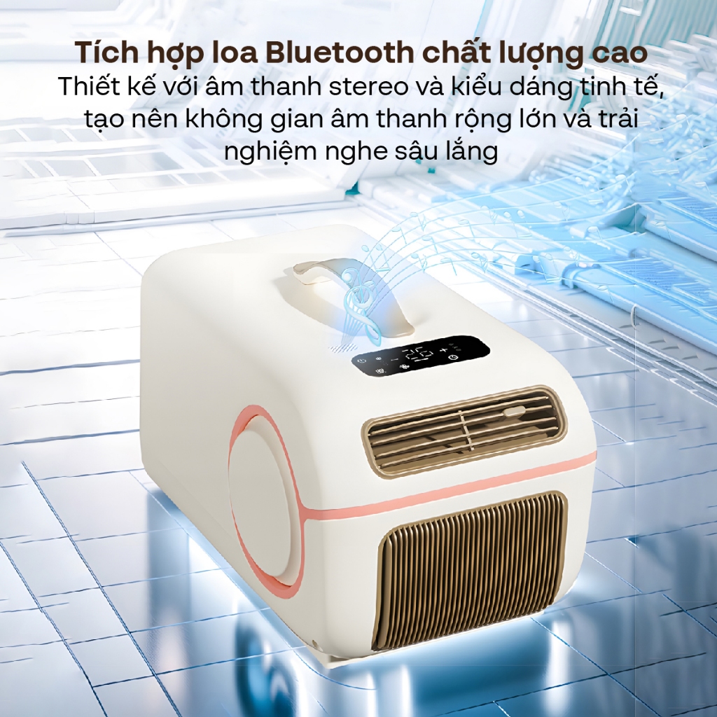 Máy lạnh di động nhập khẩu Fujihome, điều hoà di động INVERTER làm lạnh đa năng tiết kiệm điện