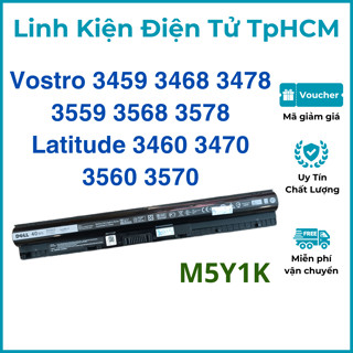  Pin Laptop Dell Vostro 3459 3468 3478 3559 3568 3578 Latitude 3460 3470 3560 3570 M5Y1K - Pin Dell 40Wh New 