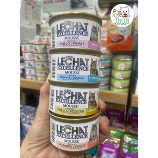 Pate lon cao cấp cho mèo Lechat 85gr - Hàng nhập Ý