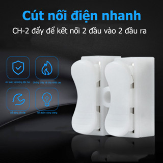 Cút nối dây điện nhanh, đầu nối dây CH2 cao cấp