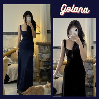  VÁY 2 DÂY NỮ CÚP NGỰC CỔ VUÔNG DÁNG DÀI ĐẦM BODY HAI DÂY ALISA KIỂU NỮ TÍNH  Bigsize  