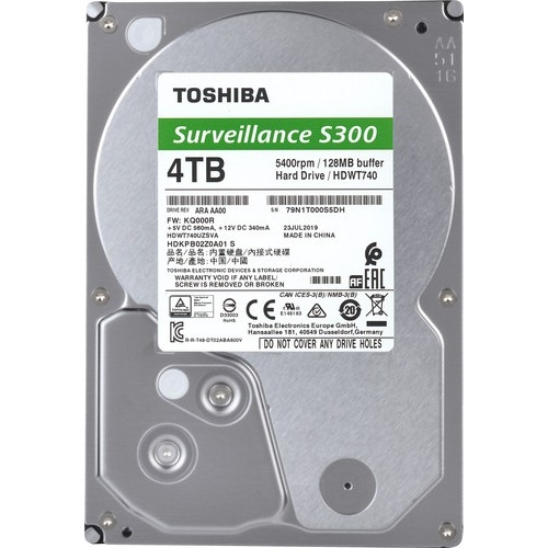 Ổ CỨNG HDD 4TB TOSHIBA Surveillance S300 3.5" -NEW CHÍNH HÃNG