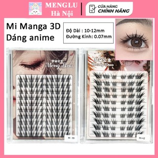 Lông mi Cosplay 3D DIY mở rộng cụm lông mi giả 10 hàng 