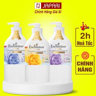  Sữa Tắm Nước Hoa Enchanteur CHÍNH HÃNG Tím Xanh Vàng - Sữa Tắm Enchanter Nước Hoa Japari 