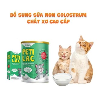  Dr.Kyan - Sữa bột dinh dưỡng PETILAC - Bổ sung sữa non Colostrum & Chất xơ cao cấp cho mèo 100g Mèo lúc lắc 