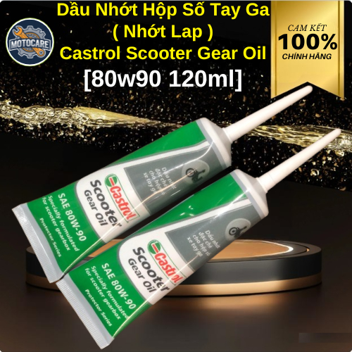 Dầu Nhớt Hộp Số Tay Ga ( Nhớt Lap ) - Castrol Scooter Gear Oil [80w90 120ml]