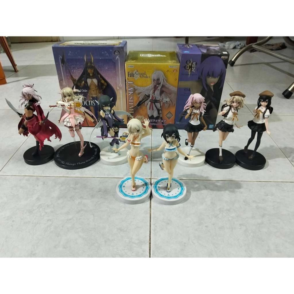 set 11 figure GamePrize Fate kaleid fgo Illya Kuro Miyu Nitocris Serenity Lakshmibai