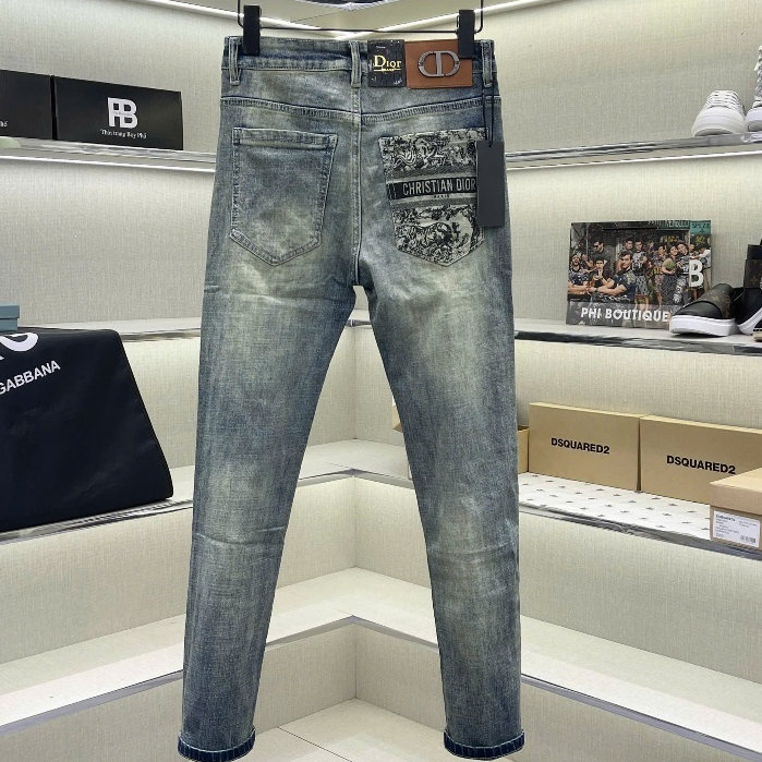 ⚡️[HÀNG CAO CẤP] Đủ Mẫu Quần Bò Nam Dio Túi Thêu Skinny Boy Phố 4 Cúc Mẫu xịn xò