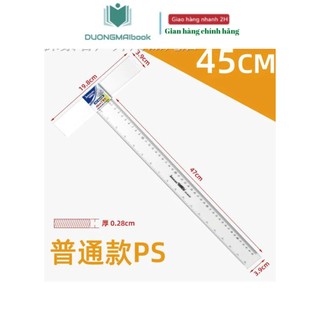 Thước nhựa chữ T trong suốt dài 45 cm - NO.8845B