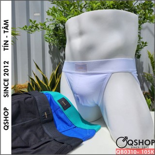 Quần lót tam giác nam hở sườn thun cotton co giãn thoải mái QSHOP QB0310