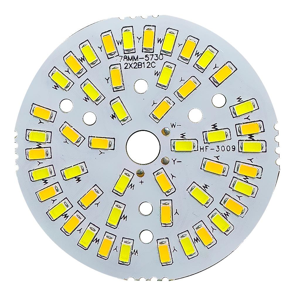 Led vỉ tròn 12w - 3 màu - qua chấn lưu