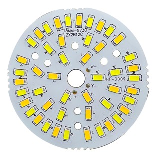 Led vỉ tròn 12w - 3 màu - qua chấn lưu