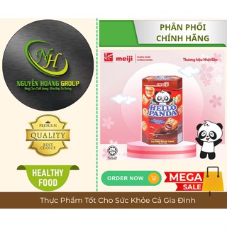 LỐC 10 Hộp - Bánh Gấu ( Hello Panda ) Vị Socola meiji 43g