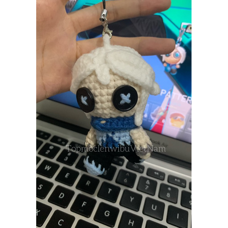 Jett knit buddy Móc khoá len Valorant