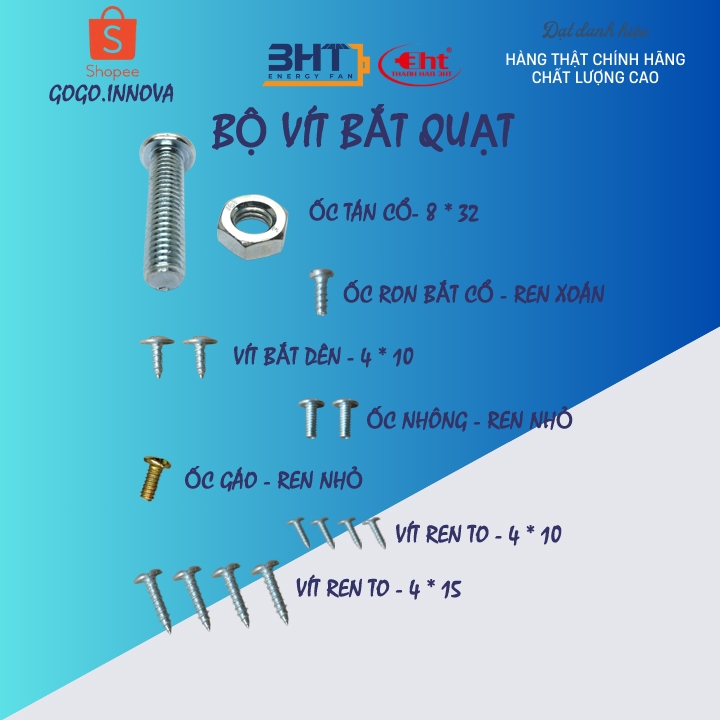 BỘ VÍT BẮT QUẠT CÁC LOẠI