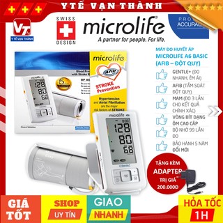 ✅ máy đo huyết áp bắp tay microlife bp a6 basic | thụy sĩ | bảo hành 5 năm đổi mới -vt0001