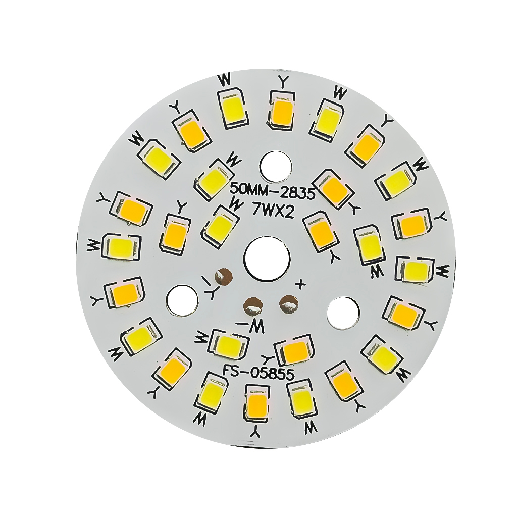Led vỉ tròn 7w - 3 màu