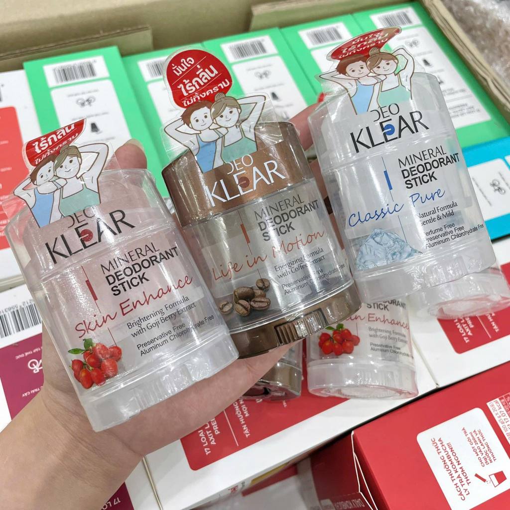 Lăn Đá Khoáng Khử Mùi Cơ Thể Deo Klear Thái Lan
