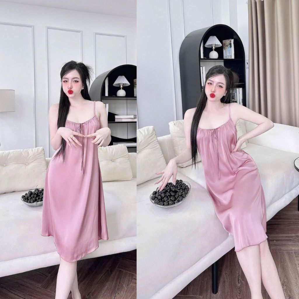 Váy ngủ sexy bigsize MIKY, Đầm ngủ sexy lụa Latin Chất Siêu Mát Dáng Siêu Xinh < 70kg | BigBuy360 - bigbuy360.vn