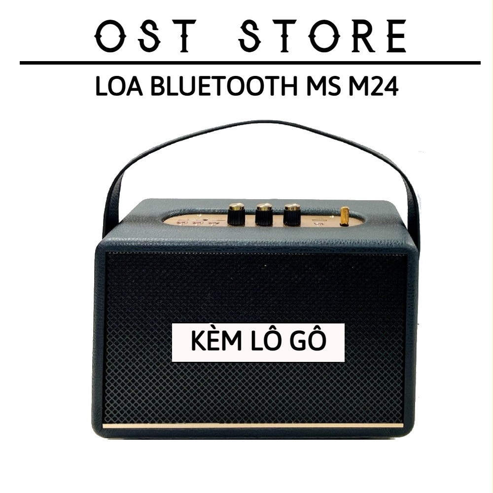 Loa Bluetooth M24 Bass Mạnh Âm Thanh Lớn Cực Đỉnh Bluetooth 5.2 Thế Hệ Mới. Loa M24 Thiết Kế Cực Đẹp