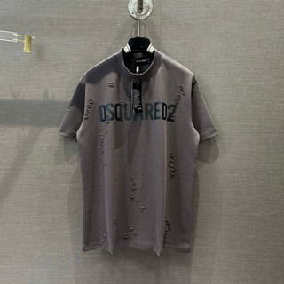 Áo phông nam nữ Premium Cotton PB in chữ D2 ngực phối wash cào rách 2 lớp dày dặn boy phố AP626P