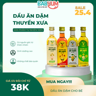 [CHÍNH HÃNG] Dầu ăn dặm ép lạnh thương hiệu THUYỀN XƯA - VIỆT NAM cho bé từ 6 tháng tuổi