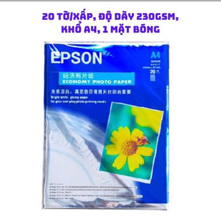 GIẤY IN ẢNH EPSON DL230GSM 1 MẶT BÓNG