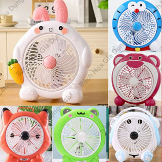 Quạt Để Bàn Mini Hình Thú, Quạt Gió Mạnh, Tiết Kiệm Điện, Siêu Bền, 2 Chế Độ Gió, 200v