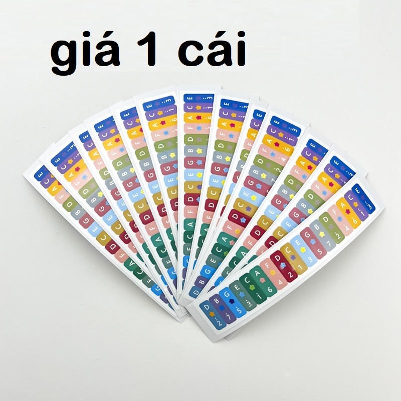 Giấy dán nốt cho đàn kalimba
