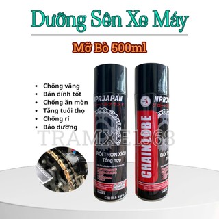  Chai Xịt Dưỡng Sên Xe Máy NPR Japan 500ml bôi trơn chống văng bảo vệ xích 