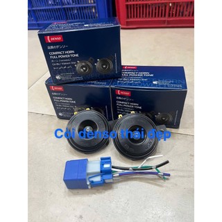 Còi Đĩa denso hàng xịn chuẩn có mạch gắn cho xe máy và ô tô vang to(giá 1 cặp)
