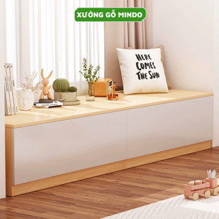 Kệ tủ đầu giường đa năng MINDO tab kê đầu giường thông minh lưu trữ đồ tiện lợi chất liệu gỗ MDF phủ melamine cao cấp