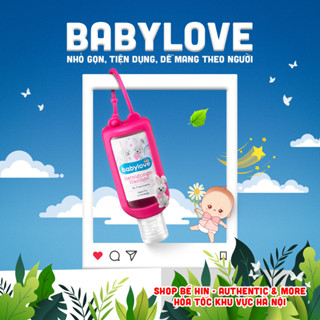 Gel rửa tay khô sạch khuẩn Babylove, 50ml, mùi thơm dễ chịu, nhỏ gọn dễ mang theo người
