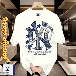 Áo phông nam nữ MLB chất liệu cotton cao cấp phong cách trẻ trung - NY sao