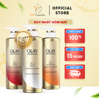 Sữa Tắm OLAY B3+ Siêu Dưỡng Trắng Da, Cấp Ẩm Và Đàn Hồi 500ml