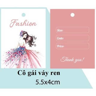 Mác tag giấy, mác quần áo (Combo 1 lạng)