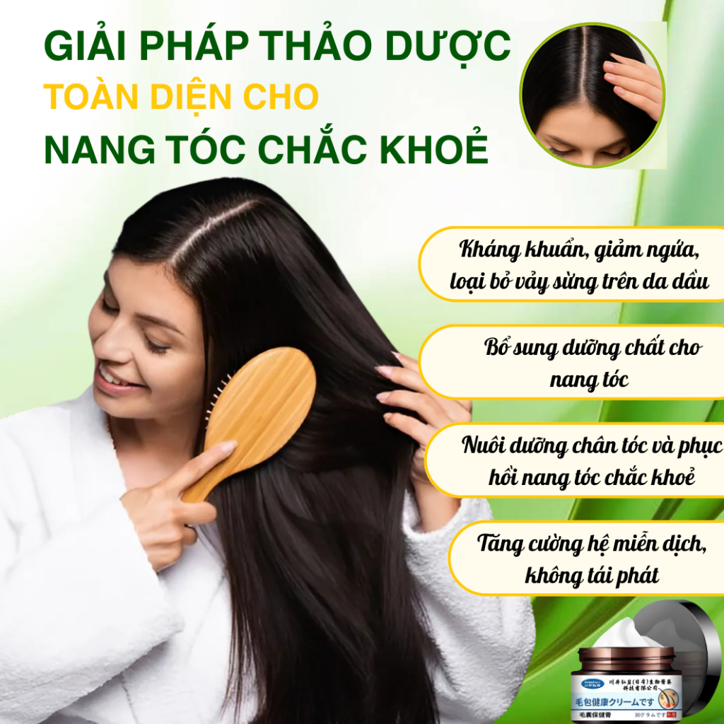 Kem Bôi Viêm Nang Tóc Sakaido 30g – Giảm Ngứa, Loại Bỏ Viêm Nang Tóc, Sạch Gàu, Vảy Nến,Dưỡng Da Đầu Khoẻ Mạnh | BK INNO