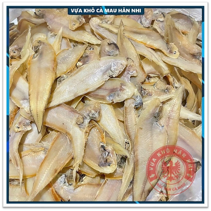 Khô Cá Lưỡi Trâu (Cá Bơn) Cà Mau Size Nhí Vị Mặn Vừa Ăn - Vựa Khô Hân Nhi