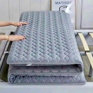 Đệm Topper vải Tencel băng lạnh siêu thoáng khí dày 4-5cm 4 lớp.Nệm thế hệ mới 2025