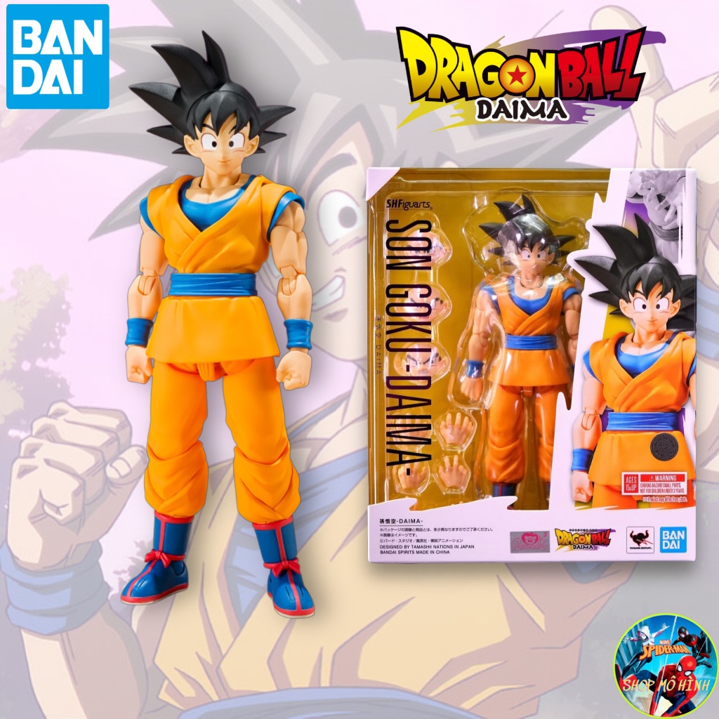 Mô Hình SHF Son Goku Daima SHF Dragon Ball Daima Chính Hãng BANDAI