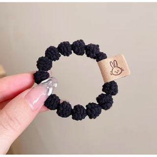 Dây cột tóc nữ phối tag thỏ siêu cute, cột tóc nữ basic Tmthouse