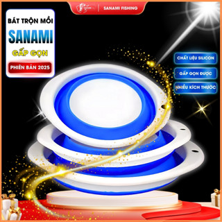 Bát đựng mồi câu cá gấp gọn tiện lợi , bát trộn mồi câu cá khay đựng mồi câu PKK32