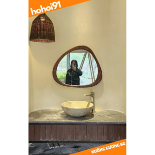  GƯƠNG DECOR GỖ TỰ NHIÊN NGHỆ THUẬT CAO CẤP 