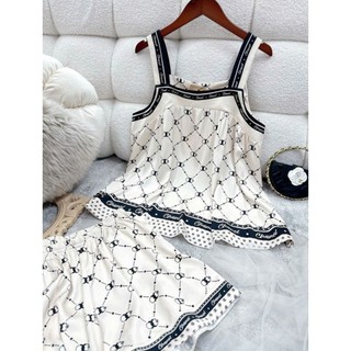 SALE Bộ mặc nhà 2 dây lụa Sam luxury