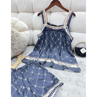 SALE Bộ mặc nhà 2 dây lụa Sam luxury